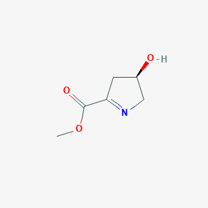 2H-Pyrrole-5-carboxylicacid,3,4-dihydro-3-hydroxy-,methylester,(R)-(9CI)