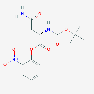 molecular formula C15H19N3O7 B558627 Boc-Asn-o-nitrophenyl ester CAS No. 38605-58-2