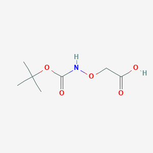 molecular formula C7H13NO5 B558634 (Boc-aminooxy)acetic acid CAS No. 42989-85-5