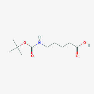molecular formula C10H19NO4 B558653 5-((tert-Butoxycarbonyl)amino)pentanoic acid CAS No. 27219-07-4