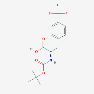 N-((1,1-Dimethylethoxy)carbonyl)-4-(trifluoromethyl)-L-phenylalanine