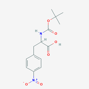 molecular formula C14H18N2O6 B558659 Boc-4-nitro-L-phenylalanine CAS No. 33305-77-0