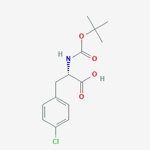 molecular formula C14H18ClNO4 B558671 Boc-Phe(4-Cl)-OH CAS No. 68090-88-0