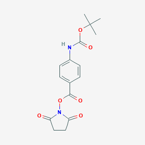 molecular formula C16H18N2O6 B558678 Boc-4-Abz-OSu CAS No. 120465-50-1