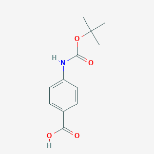 molecular formula C12H15NO4 B558679 4-((tert-Butoxycarbonyl)amino)benzoic acid CAS No. 66493-39-8