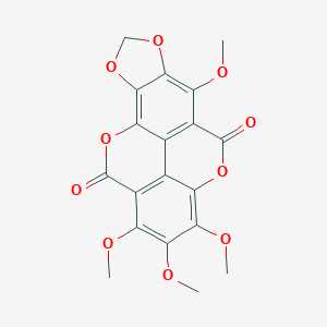 3,4,5,5'-O-Tetramethyl-3',4'-O,O-methylidenecoruleoellagic acid d