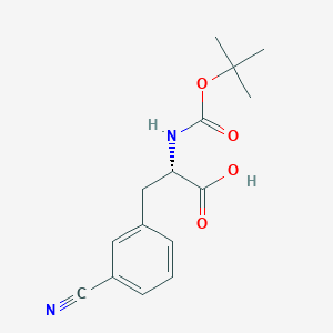 molecular formula C15H18N2O4 B558694 Boc-Phe(3-CN)-OH CAS No. 131980-30-8