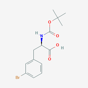 B558699 Boc-3-bromo-D-phenylalanine CAS No. 261360-77-4