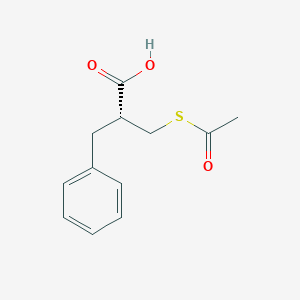 (R)-2-acetylthiomethyl-3-phenylpropanoic acid