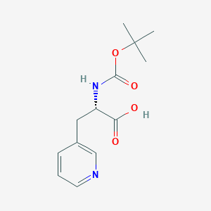(S)-2-((tert-Butoxycarbonyl)amino)-3-(pyridin-3-yl)propanoic acid