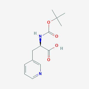molecular formula C13H18N2O4 B558722 Boc-3-(3-pyridyl)-D-alanine CAS No. 98266-33-2