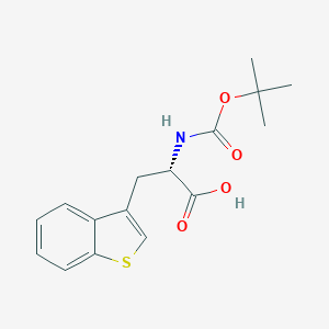 molecular formula C16H19NO4S B558723 (S)-3-(Benzo[b]thiophen-3-yl)-2-((tert-butoxycarbonyl)amino)propanoic acid CAS No. 154902-51-9