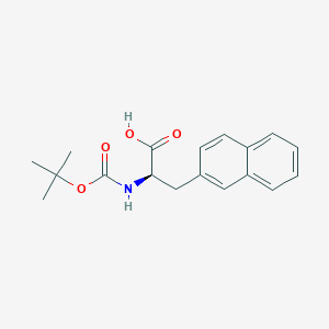 molecular formula C18H21NO4 B558726 Boc-3-(2-naphthyl)-D-alanine CAS No. 76985-10-9