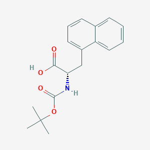 molecular formula C18H21NO4 B558729 Boc-3-(1-naphthyl)-L-alanine CAS No. 55447-00-2