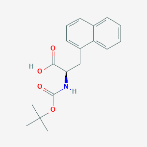 molecular formula C18H21NO4 B558730 Boc-3-(1-naphthyl)-D-alanine CAS No. 76932-48-4