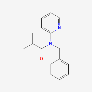 molecular formula C16H18N2O B5587517 N-benzyl-2-methyl-N-(pyridin-2-yl)propanamide 
