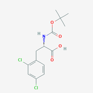 (S)-2-((tert-Butoxycarbonyl)amino)-3-(2,4-dichlorophenyl)propanoic acid