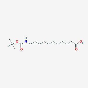molecular formula C16H31NO4 B558784 Boc-11-aminoundecanoic acid CAS No. 10436-25-6