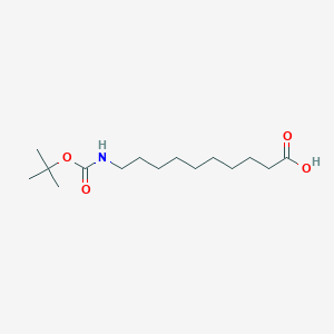 molecular formula C15H29NO4 B558785 Boc-10-Aminodecanoic acid CAS No. 173606-50-3