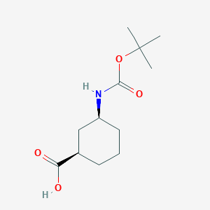 (1R,3S)-3-(tert-Butoxycarbonylamino)cyclohexanecarboxylic Acid