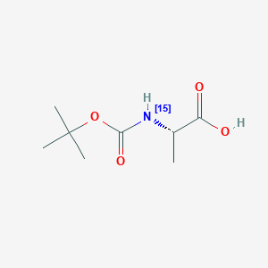 molecular formula C8H15NO4 B558798 Boc-Ala-OH-15N CAS No. 139952-87-7