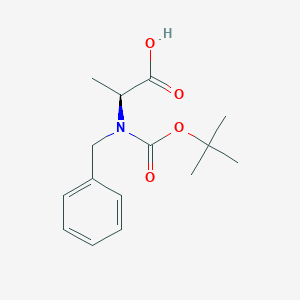 molecular formula C15H21NO4 B558799 (S)-2-(Benzyl(tert-butoxycarbonyl)amino)propanoic acid CAS No. 159999-80-1