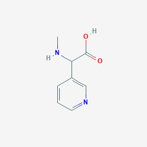 (Methylamino)(pyridin-3-yl)acetic acid