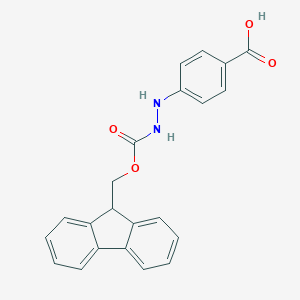 molecular formula C22H18N2O4 B558811 Fmoc-4-hydrazinobenzoic acid CAS No. 214475-53-3