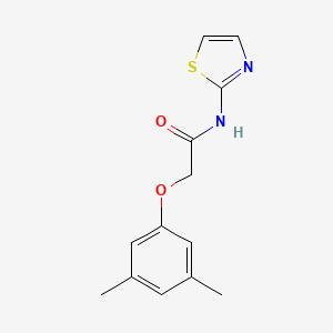 molecular formula C13H14N2O2S B5588125 2-(3,5-dimethylphenoxy)-N-(1,3-thiazol-2-yl)acetamide 