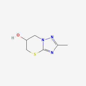 molecular formula C6H9N3OS B5589461 2-methyl-6,7-dihydro-5H-[1,2,4]triazolo[5,1-b][1,3]thiazin-6-ol 