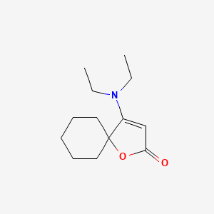 4-(diethylamino)-1-oxaspiro[4.5]dec-3-en-2-one