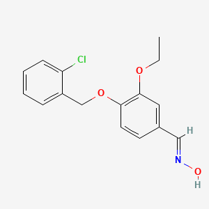 4-[(2-chlorobenzyl)oxy]-3-ethoxybenzaldehyde oxime