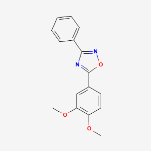 5-(3,4-dimethoxyphenyl)-3-phenyl-1,2,4-oxadiazole