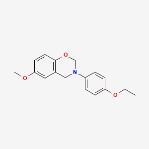 3-(4-ethoxyphenyl)-6-methoxy-3,4-dihydro-2H-1,3-benzoxazine