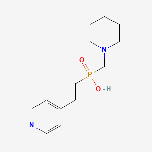 (1-piperidinylmethyl)[2-(4-pyridinyl)ethyl]phosphinic acid