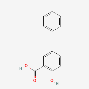 molecular formula C16H16O3 B5589711 2-hydroxy-5-(1-methyl-1-phenylethyl)benzoic acid CAS No. 54301-66-5