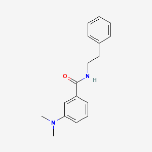 3-(dimethylamino)-N-(2-phenylethyl)benzamide