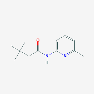 molecular formula C12H18N2O B5589906 3,3-dimethyl-N-(6-methylpyridin-2-yl)butanamide 