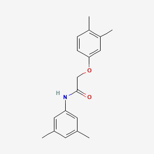 molecular formula C18H21NO2 B5590090 2-(3,4-dimethylphenoxy)-N-(3,5-dimethylphenyl)acetamide 