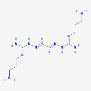 Hydrazinecarboximidamide, 2,2'-(1,2-ethanediylidene)bis(N-(3-aminopropyl)-