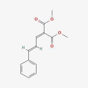 molecular formula C14H14O4 B5591397 Dimethyl cinnamylidenemalonate CAS No. 37755-22-9