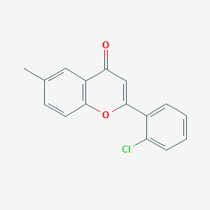 B5592216 2-(2-chlorophenyl)-6-methyl-4H-chromen-4-one CAS No. 89112-88-9