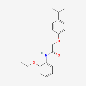 molecular formula C19H23NO3 B5592560 N-(2-ethoxyphenyl)-2-(4-propan-2-ylphenoxy)acetamide 