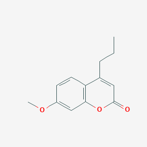 molecular formula C13H14O3 B5592641 7-methoxy-4-propyl-2H-chromen-2-one 