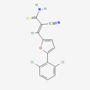 molecular formula C14H8Cl2N2OS B5593020 MFCD04066524 
