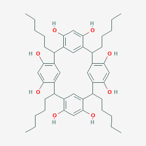 molecular formula C48H64O8 B055937 2,8,14,20-Tetrapentylcalixresorc[4]arene CAS No. 120663-39-0