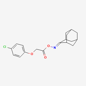 molecular formula C18H20ClNO3 B5594182 (2-Adamantylideneamino) 2-(4-chlorophenoxy)acetate 