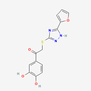 molecular formula C14H11N3O4S B5594378 Antimicrobial agent-38 