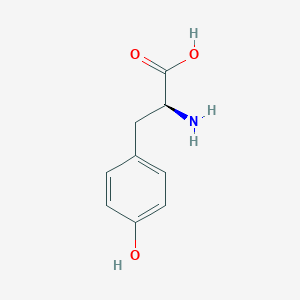molecular formula C9H11NO3 B559521 Tyrosine CAS No. 60-18-4