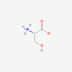 molecular formula C3H7NO3 B559523 L-Serine CAS No. 56-45-1